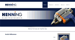 Desktop Screenshot of henning-elektrotechnik.com